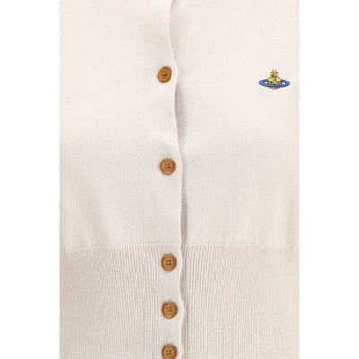 Vivienne Westwood White Cotton Cardigan