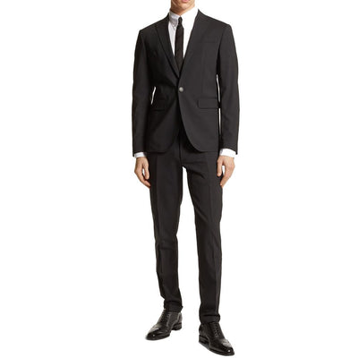 Dsquared² Black Elastane Two-Piece Suit
