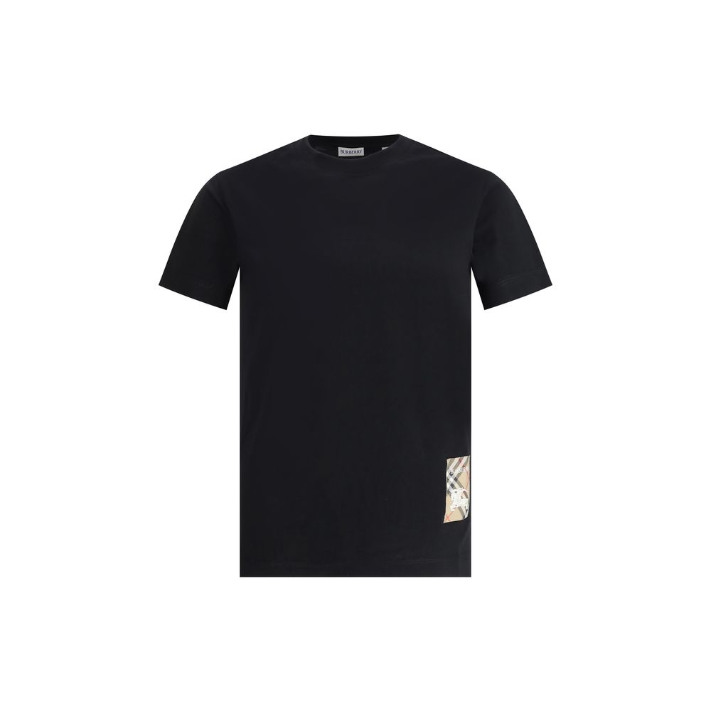 Burberry Black Cotton T-Shirt