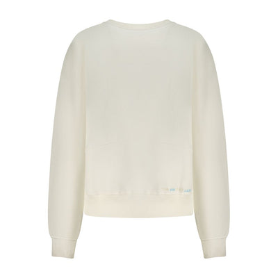 North Sails Bianco Cotton Women Sweatshirt