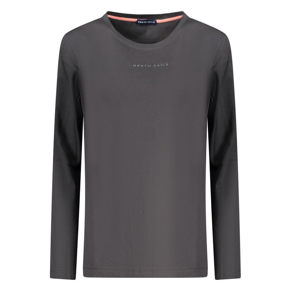 North Sails Black Cotton Women T-Shirt