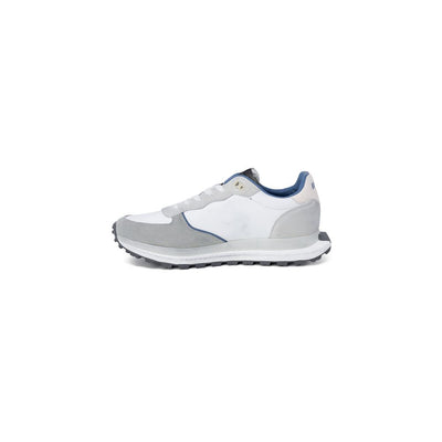 Blauer Gray Leather Athletic Sneakers