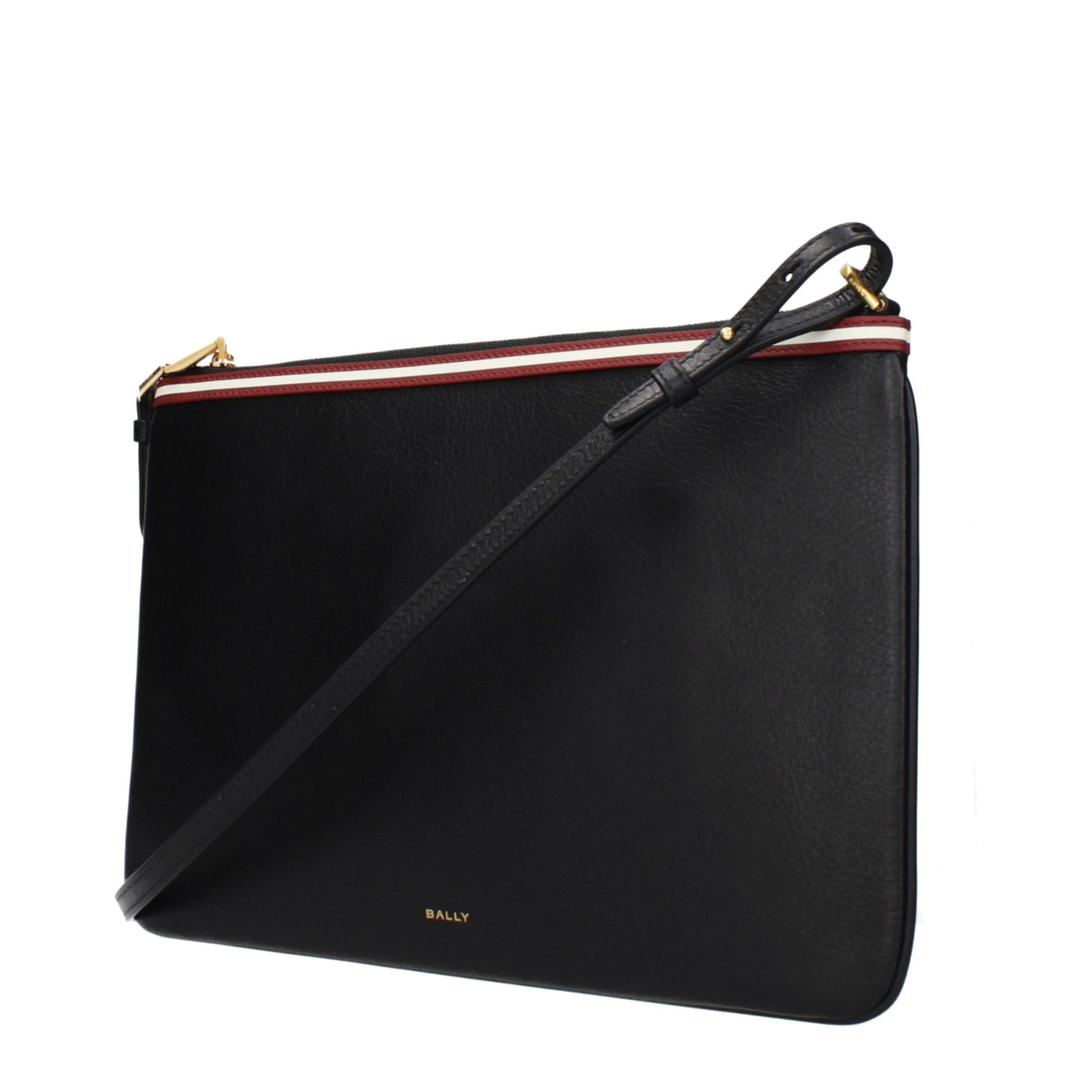 Bally Black Leather Crossbody Bag