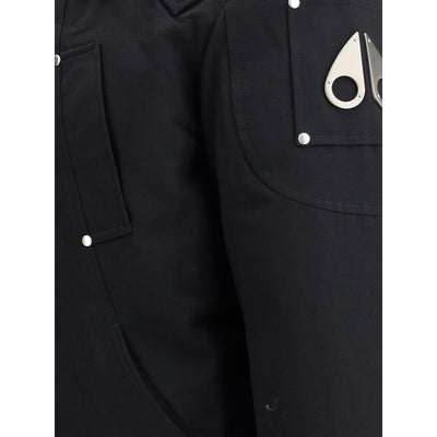 Moose Knuckles Black Cotton Clothing