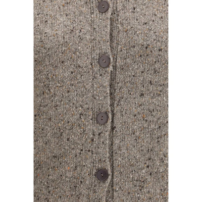 The Row Beige Cashmere Cardigan