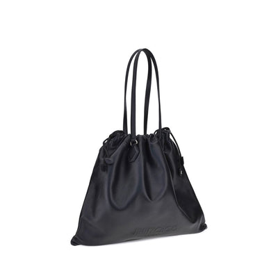 Jimmy Choo Black Calf Leather Bos Taurus Shoulder Bag