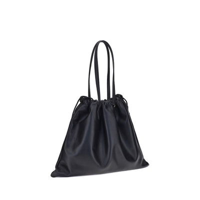 Jimmy Choo Black Calf Leather Bos Taurus Shoulder Bag