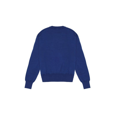 Love Moschino Blue Wool Sweatshirt