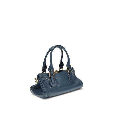 Chloé Blue Calf Leather Bos Taurus Shoulder Bag