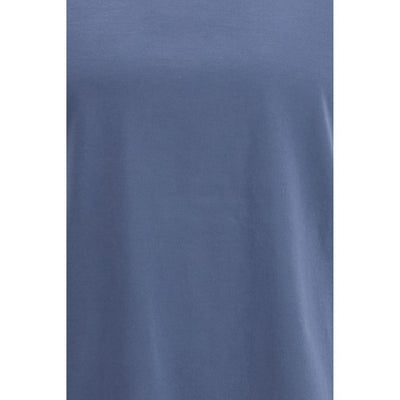 Brunello Cucinelli Blue Cotton T-Shirt