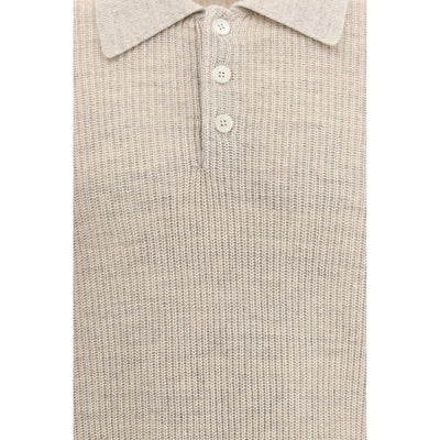Brunello Cucinelli Beige Cotton Sweatshirt