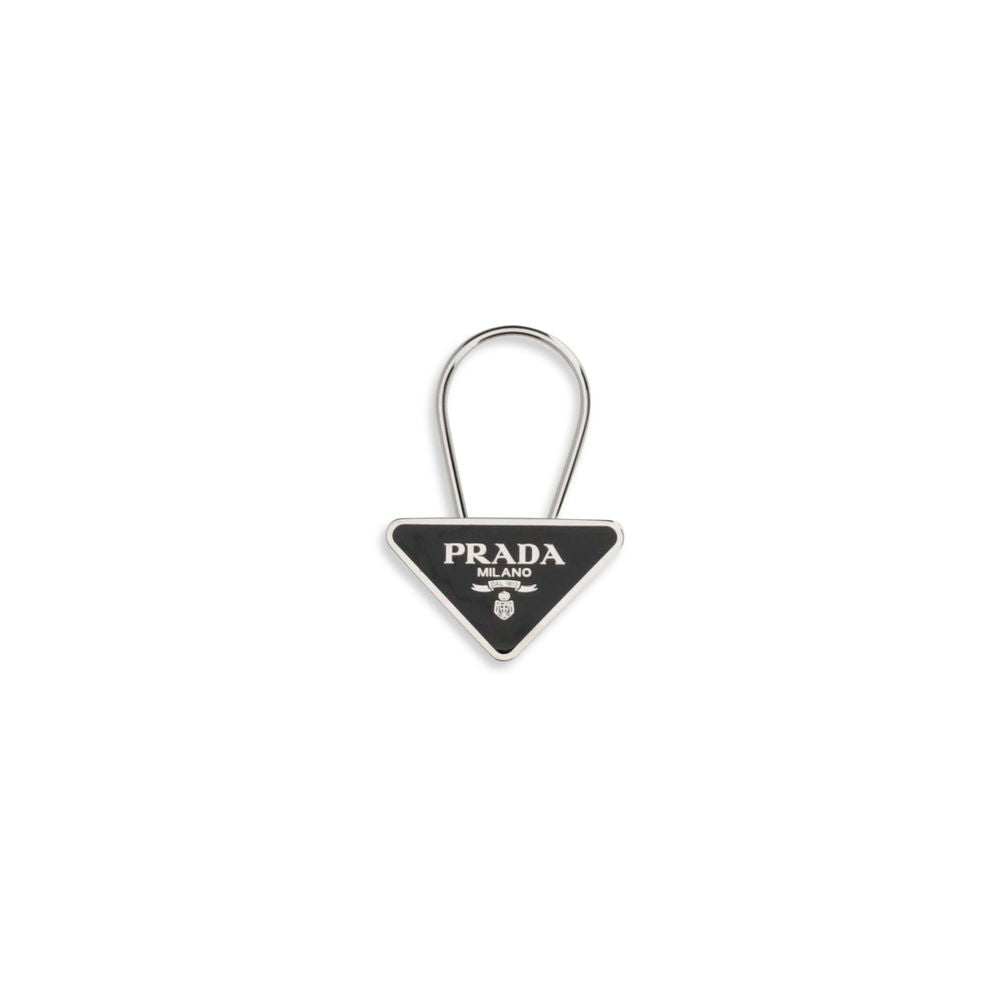 Prada Black Metal Keychain - BrandFit 88