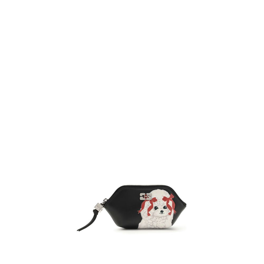 Ganni Black Polyester Wallet - BrandFit 88