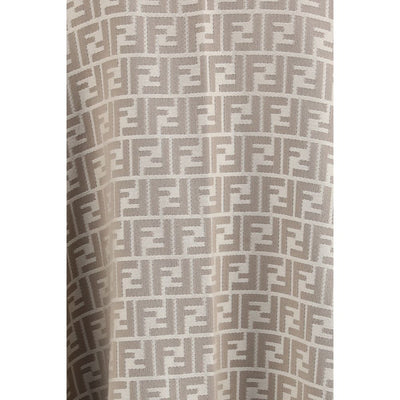 Fendi Gray Wool Scarf