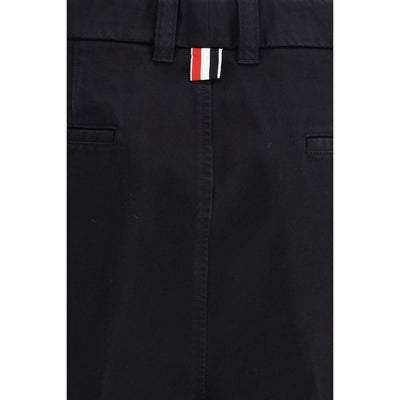 Thom Browne Blue Polyester Bermuda Shorts