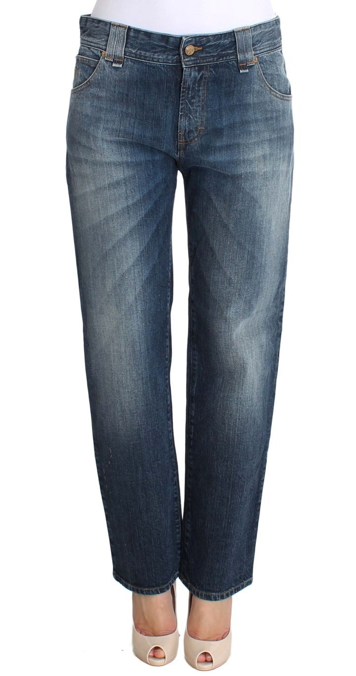John Galliano Blue Wash Relaxed Fit Cotton Stretch Denim Jeans - BrandFit 88