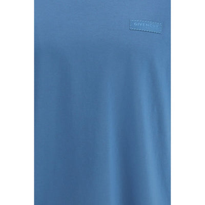 Givenchy Blue Cotton T-Shirt