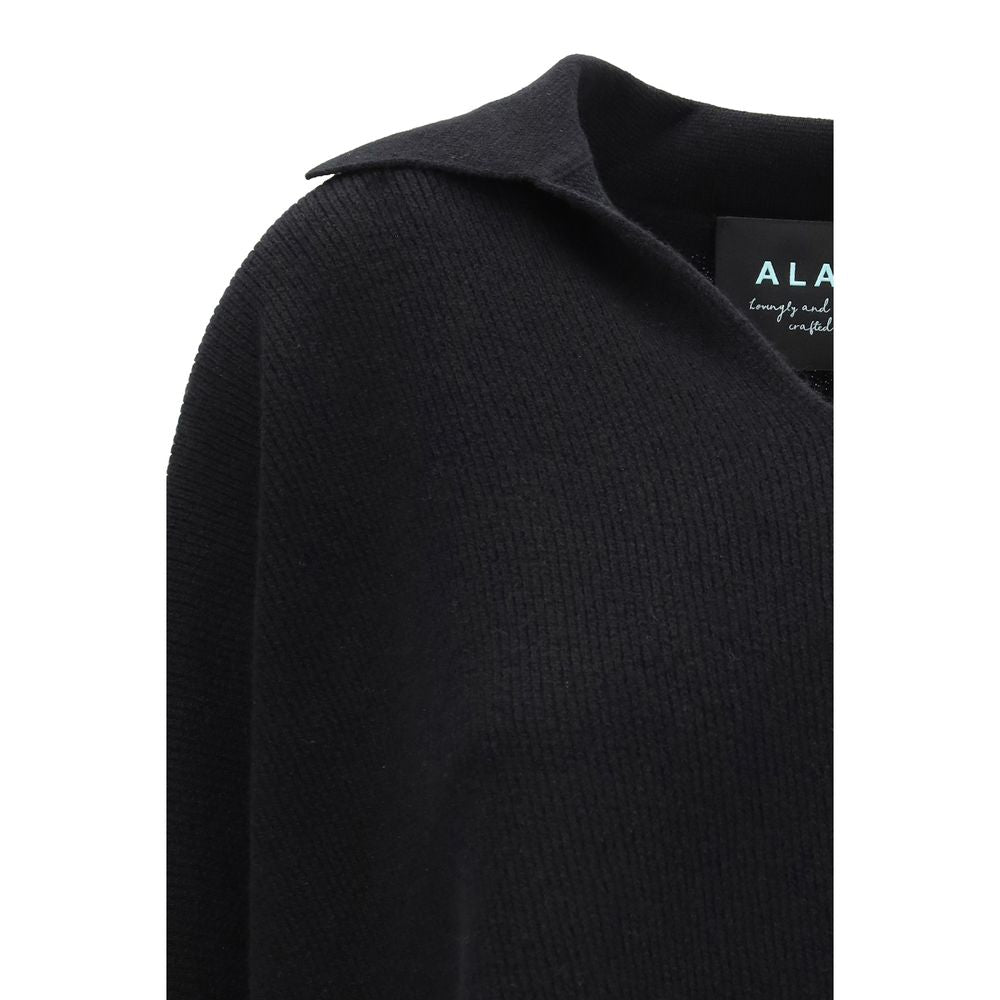 Alanui Black Cashmere Sweatshirt