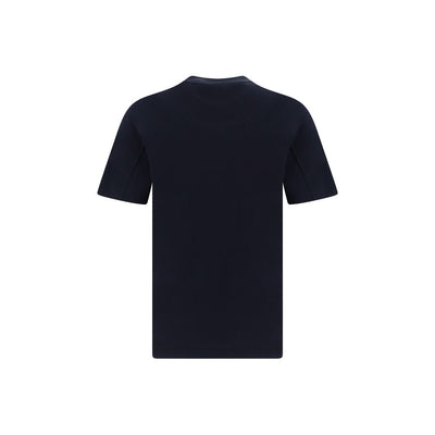 Brunello Cucinelli Blue Cotton T-Shirt