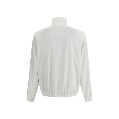 Brunello Cucinelli White Polyamide Full-Length Jacket
