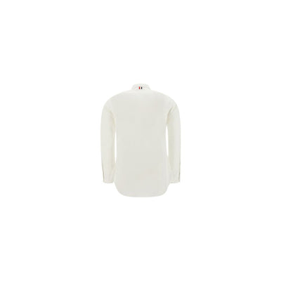 Thom Browne White Cotton Dress Shirt
