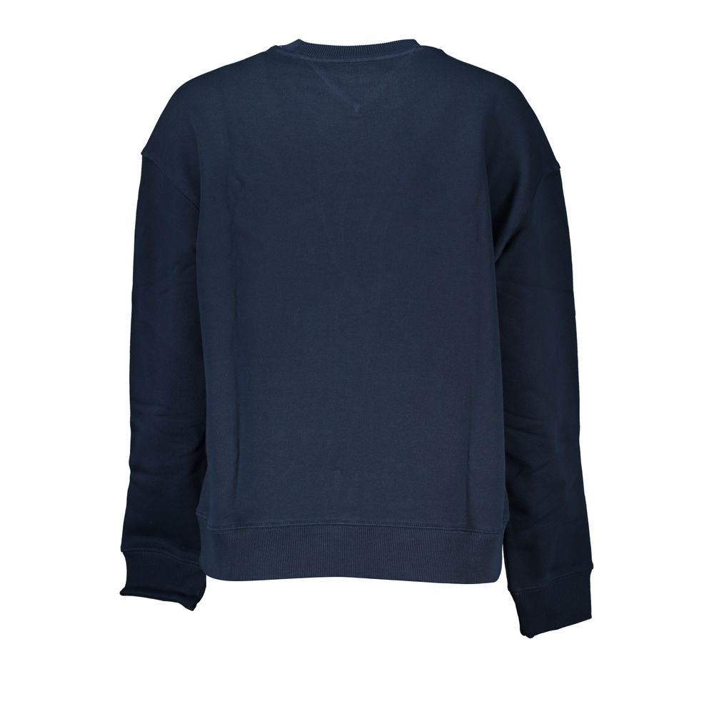 Tommy Hilfiger Blue Cotton Women Sweatshirt