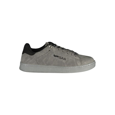 Gas Grigio Polyurethane Men Sneaker