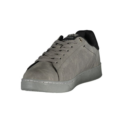 Gas Grigio Polyurethane Men Sneaker