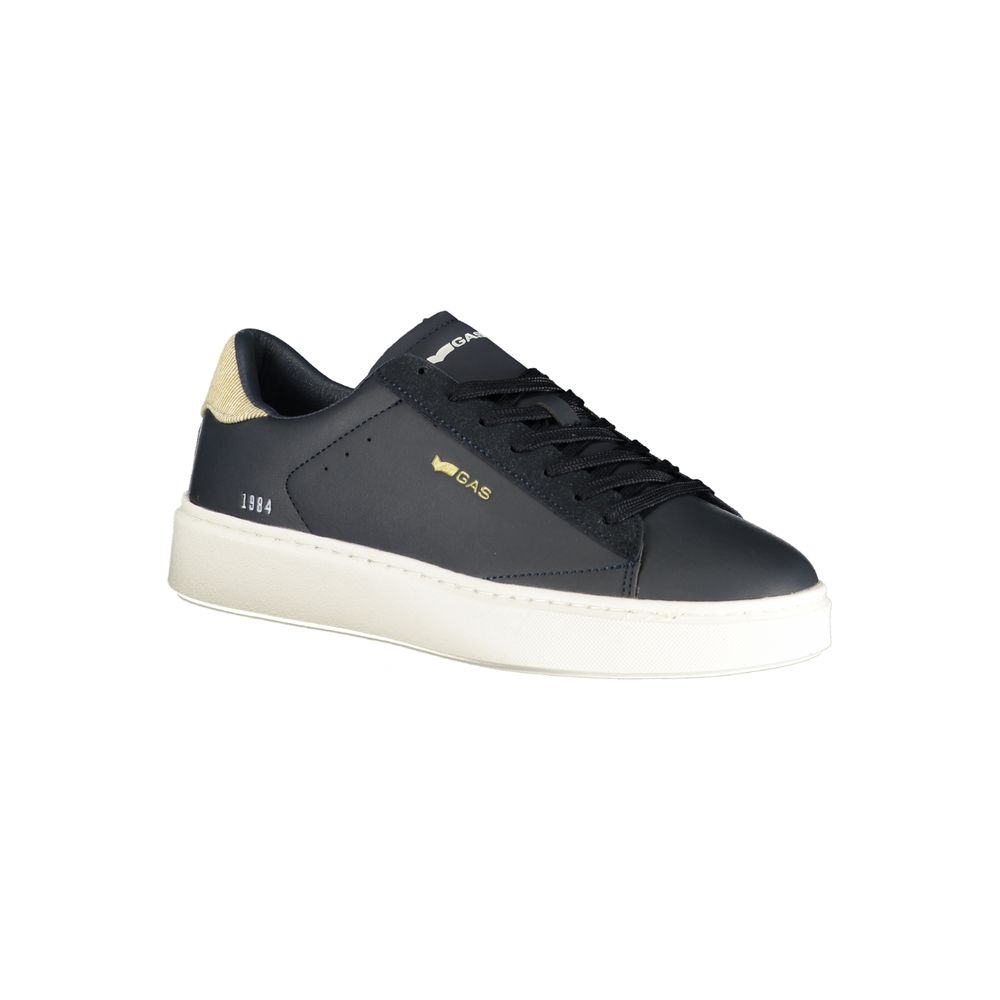 Gas Blu Polyurethane Men Sneaker