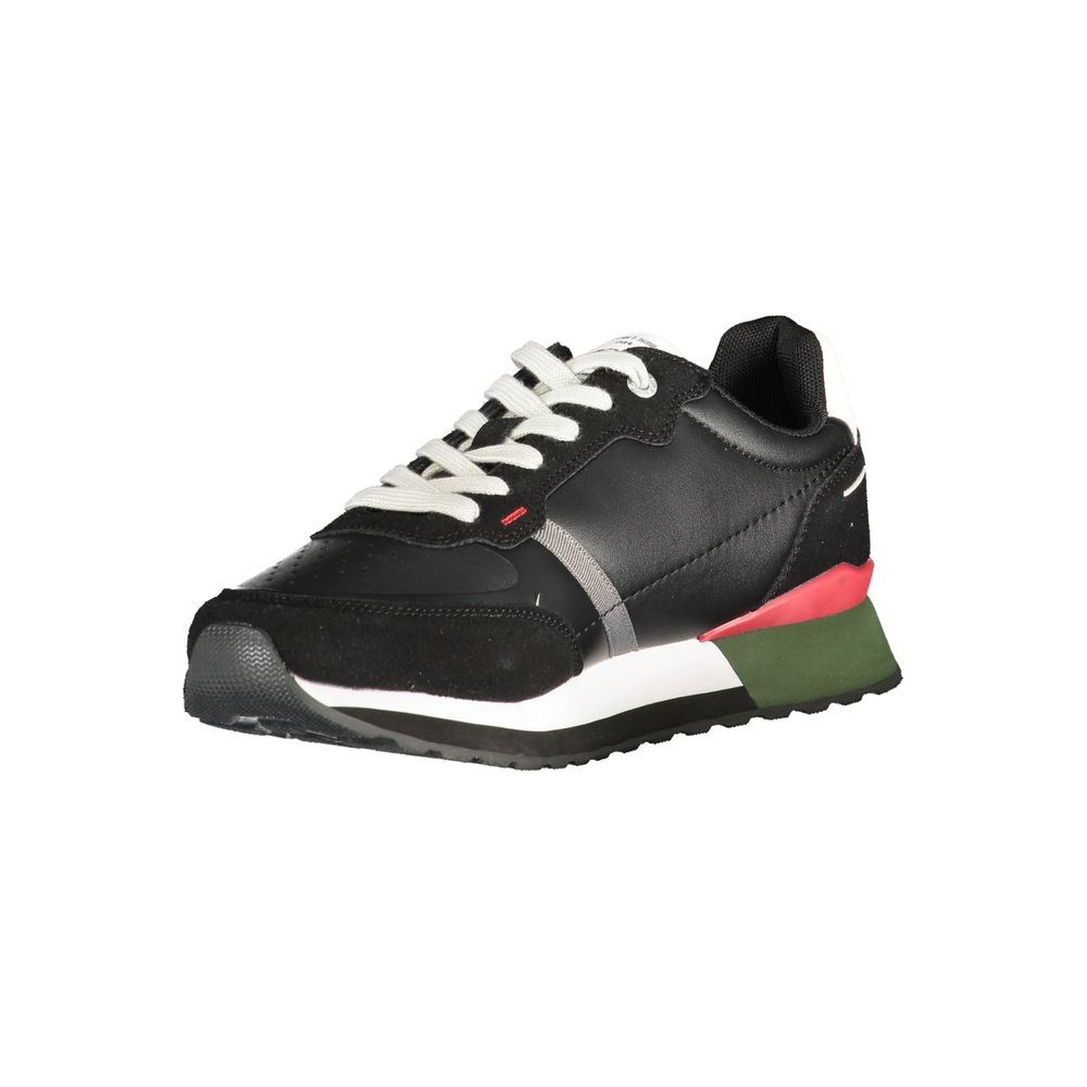 Gas Black Polyester Men's Sneaker