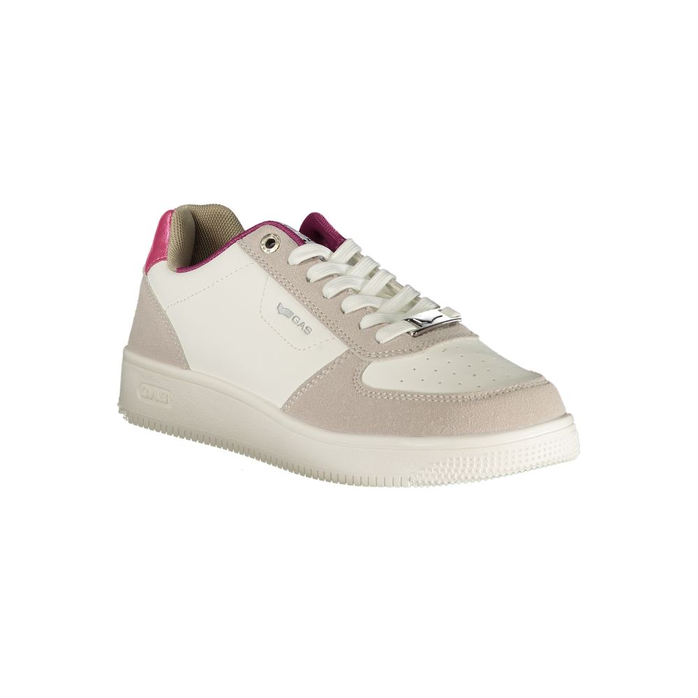 Gas Bianco Polyurethane Women Sneaker