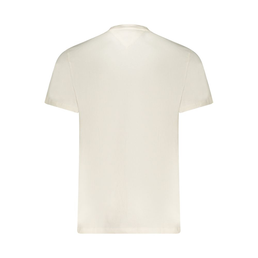 Tommy Hilfiger Bianco Cotton Men's T-Shirt