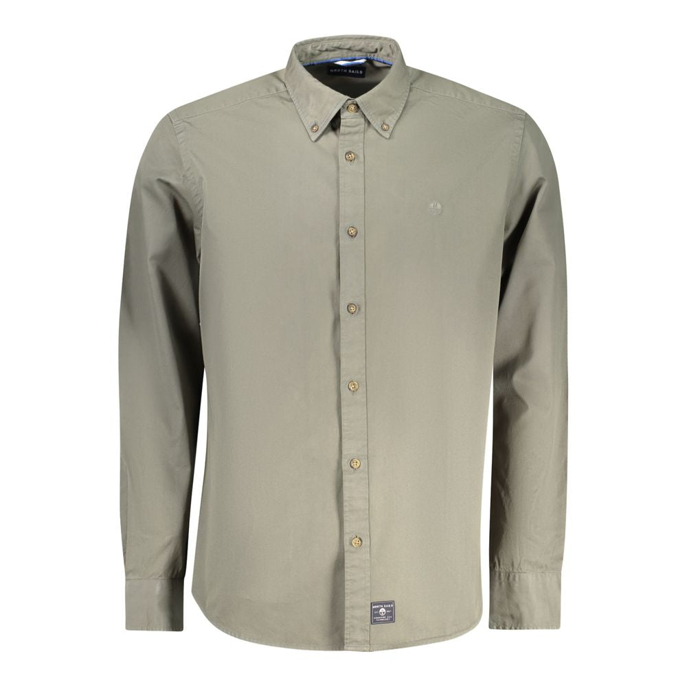 North Sails Verde Cotton Men Shirt