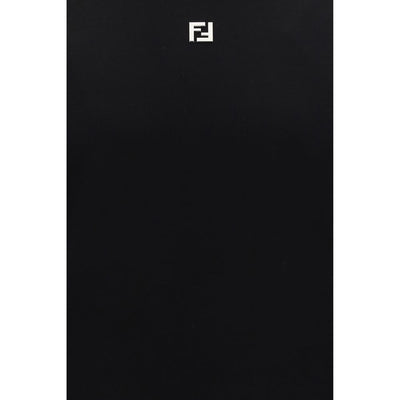 Fendi Black Cotton T-Shirt
