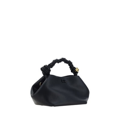 Ganni Black Calf Leather Bos Taurus Handbag