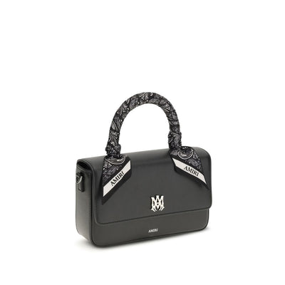 Amiri Black Calf Leather Bos Taurus Shoulder Bag