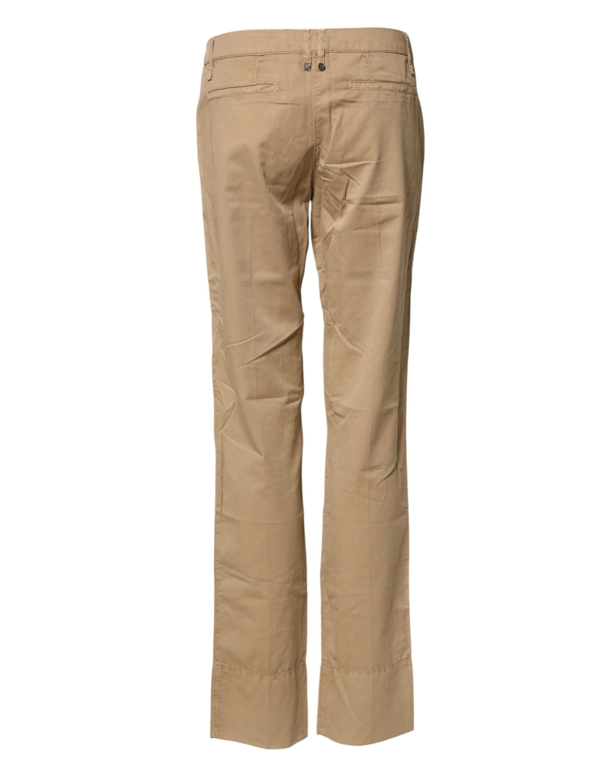 PLEIN SUD Beige Straight Cotton Stretch Chino Pants - BrandFit 88
