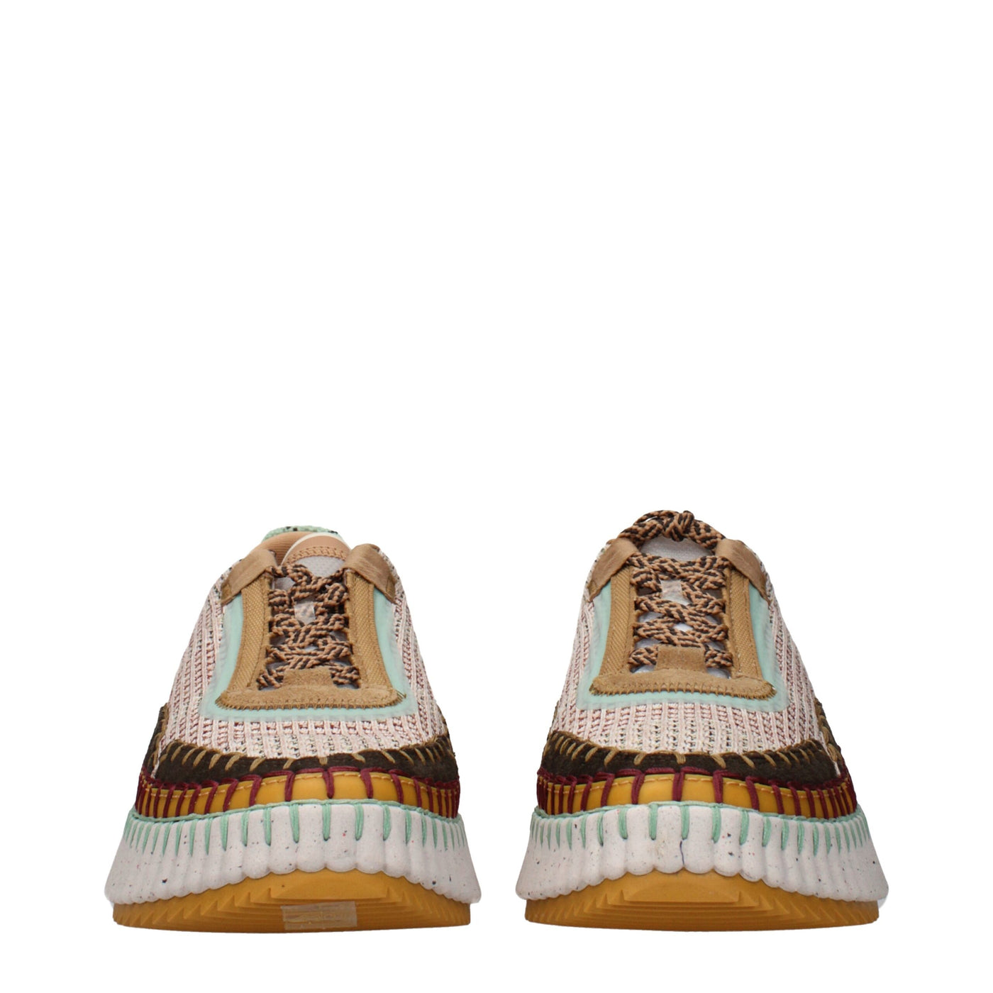 Chloé Multicolor Fabric Chunky Sneakers