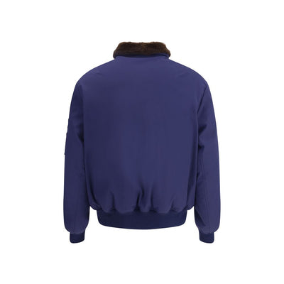 Brunello Cucinelli Blue Polyamide Bomber