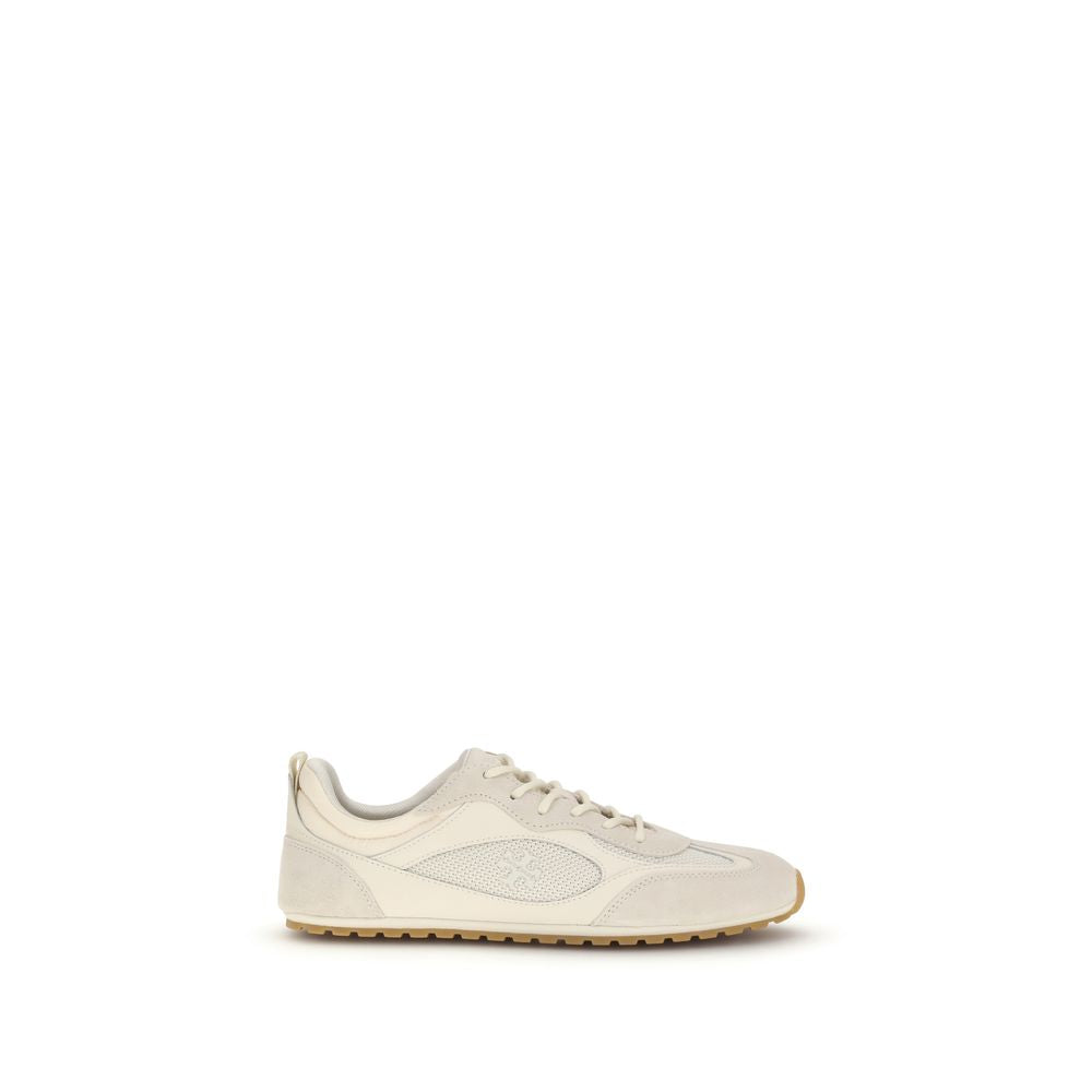 Tory Burch Cream Calf Leather Bos Taurus Low Top Sneakers - BrandFit 88