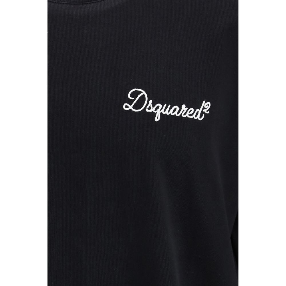 Dsquared² Black Cotton T-Shirt