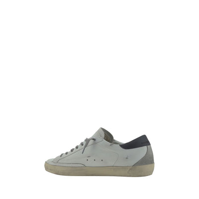 Golden Goose White Calf Leather Bos Taurus Low Top Sneakers