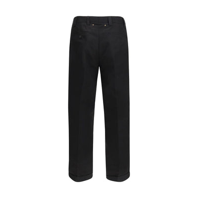 Golden Goose Black Cotton Chino Pants