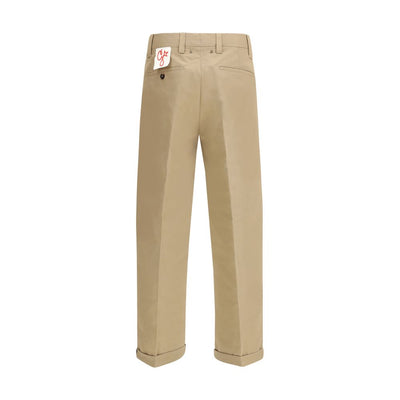 Golden Goose Bicolor Cotton Chino Pants