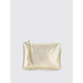 Coccinelle Gold Leather Clutch Bag