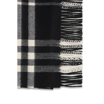 Burberry Black Cashmere Scarf