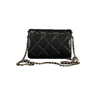 Mario Valentino Nero Polyurethane Women Shoulder Bag