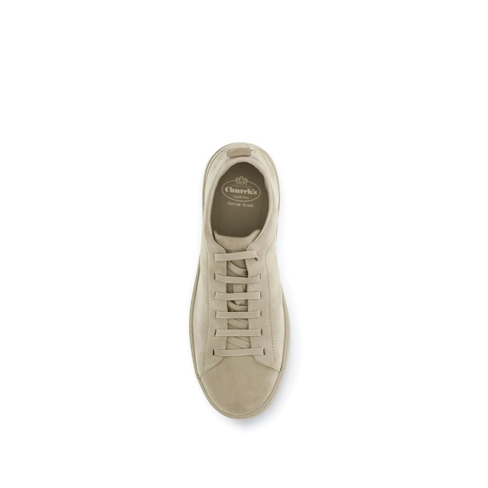 Church's Gray Calf Leather Bos Taurus Low Top Sneakers - BrandFit 88