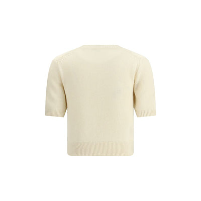 Burberry Cream Wool Sweatshirt