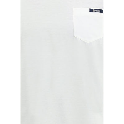 Prada White Cotton T-Shirt